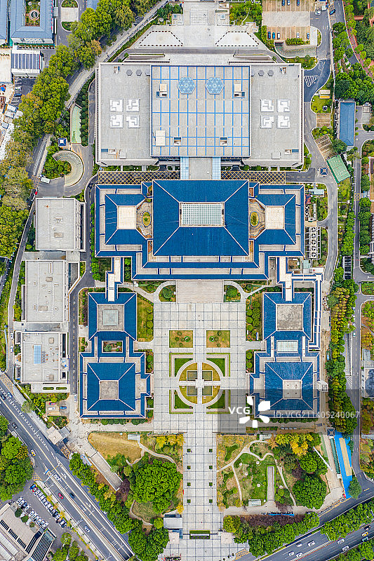 航拍湖北省博物馆图片素材