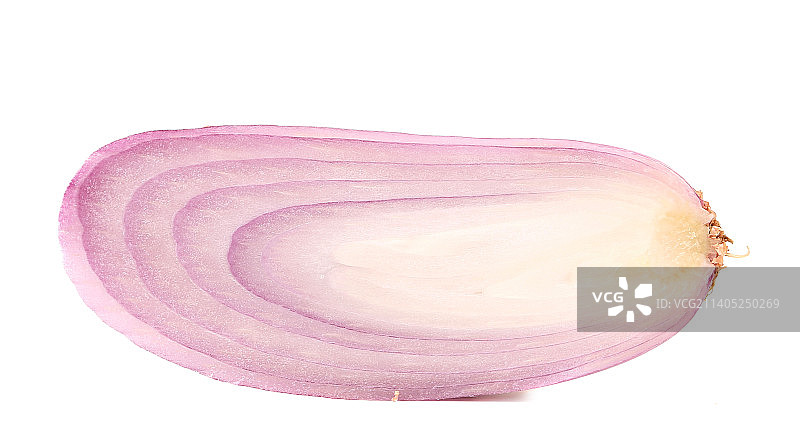 摩尔多瓦红洋葱的横截面特写图片素材