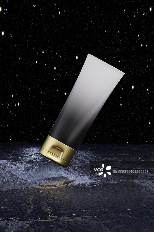 3D渲染的洗面奶化妆品图片素材