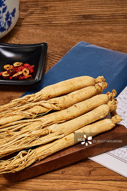 干人参多支 平铺图片素材