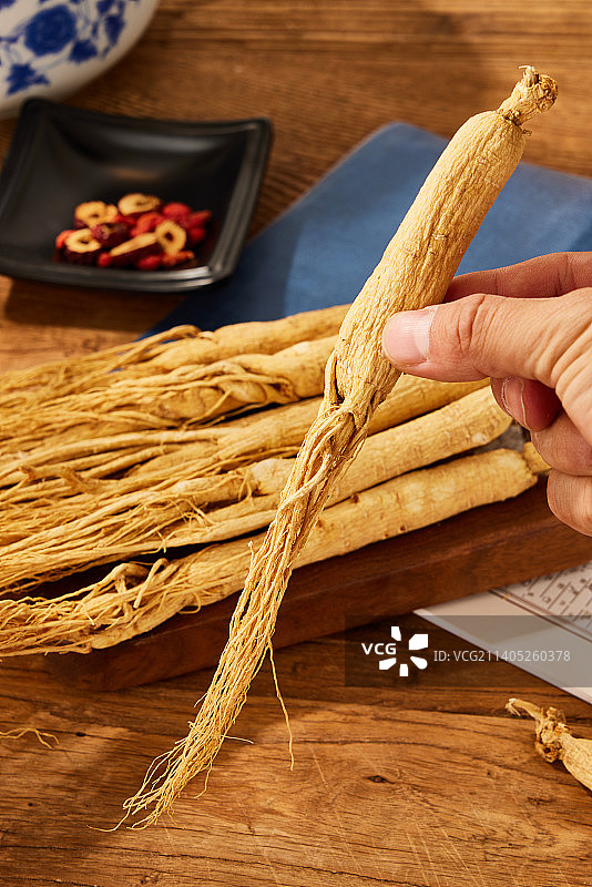 干人参多支 平铺图片素材