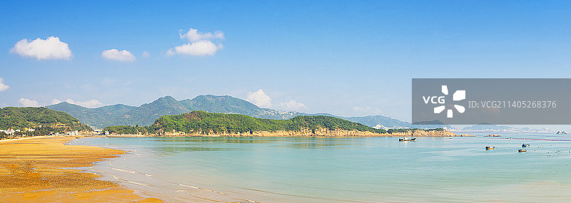 福建宁德霞浦高罗沙滩海滨自然风光 高罗沙滩 沙滩 海景图片素材