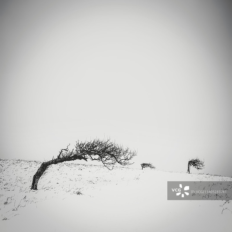 英国大梅尔费尔雪景风光图片素材