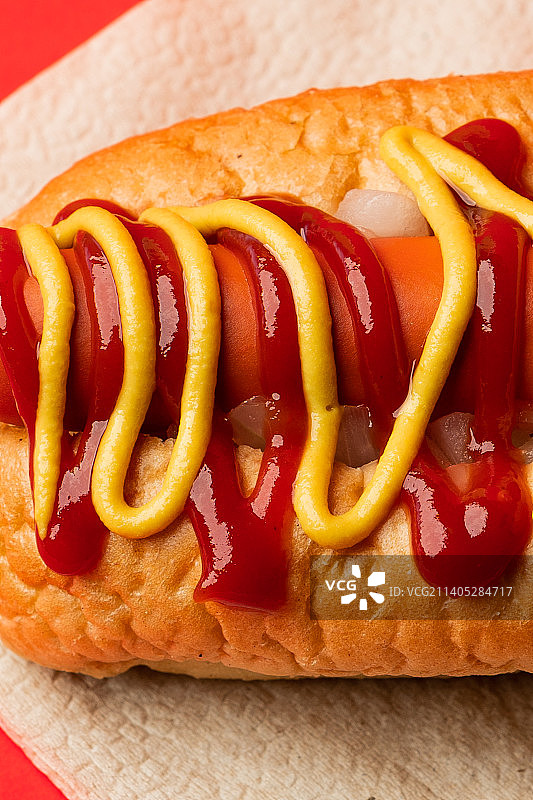 热狗特写图片素材