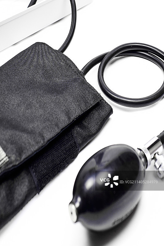 六十年代古董血压监测器细节图片素材