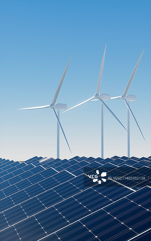 太阳能电池板创意图图片素材