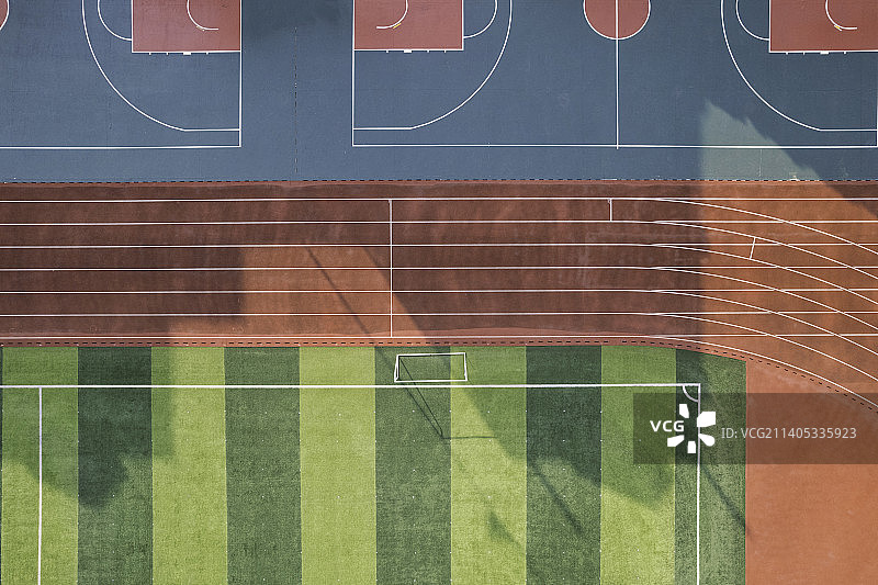 足球场和跑道图片素材