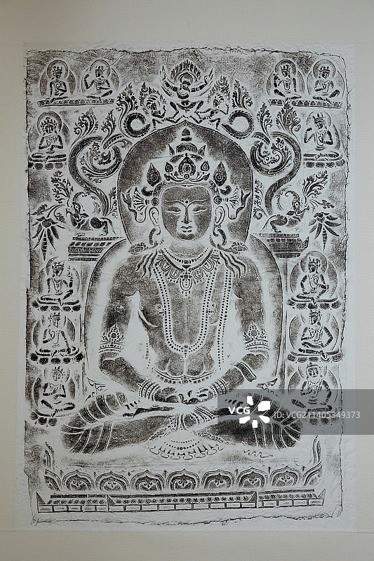 北京西藏文化博物馆大日如来14世纪日喀则市桑珠孜区图片素材