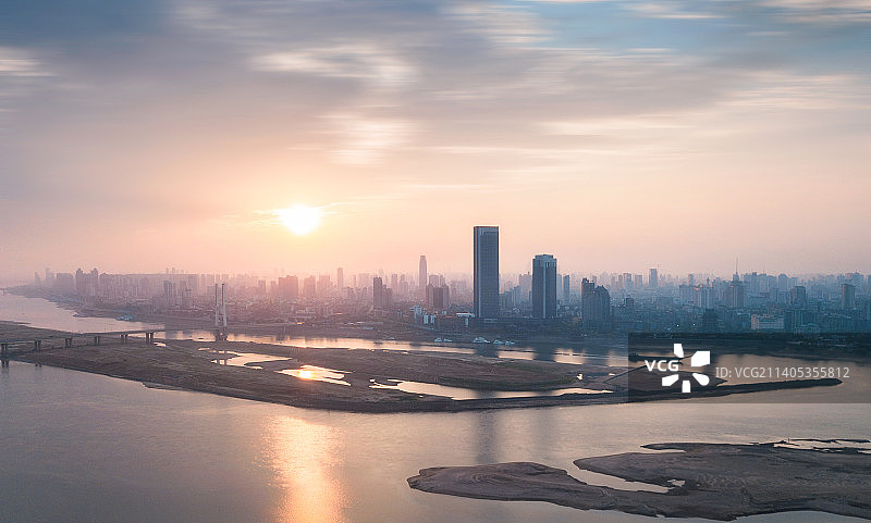 南昌日出图片素材