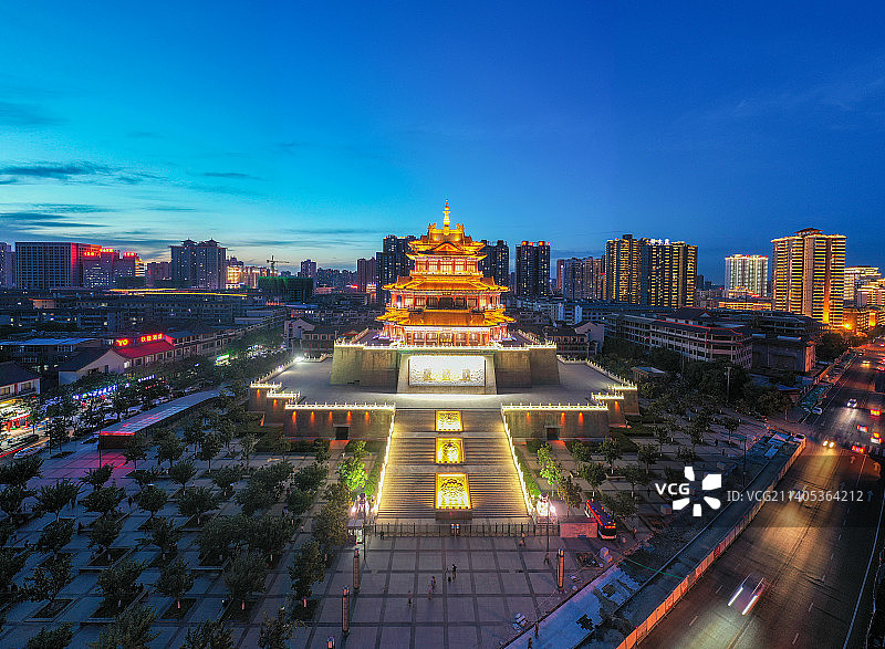 咸阳清渭楼图片素材