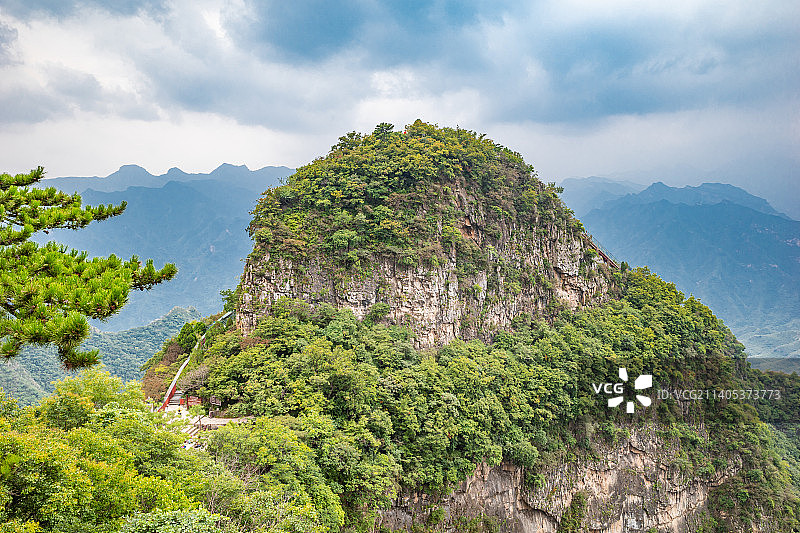 北京房山圣莲山的风景图片素材