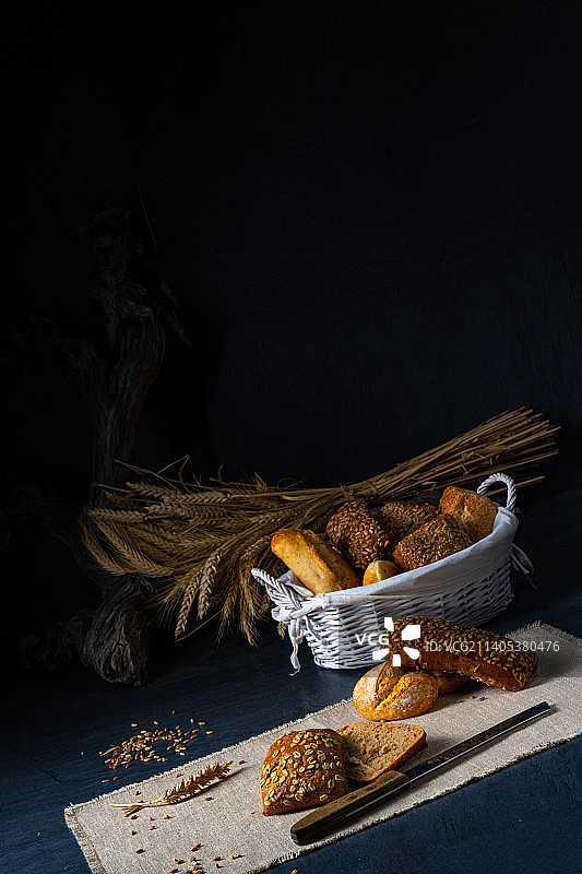 餐桌上的食物特写图片素材