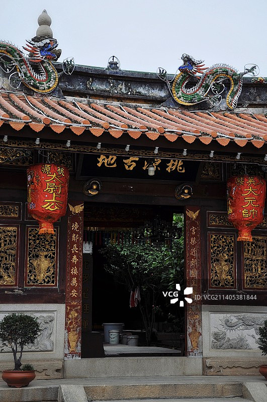 福建泉州南安桃源宫陀罗尼经幢图片素材