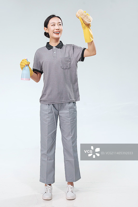 家政服务人员打扫卫生图片素材