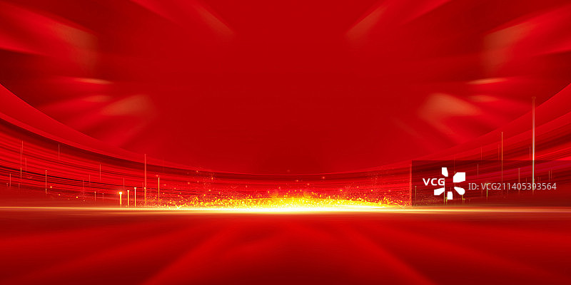 红色大气年会会议背景图片素材