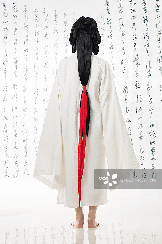 古装美女肖像图片素材