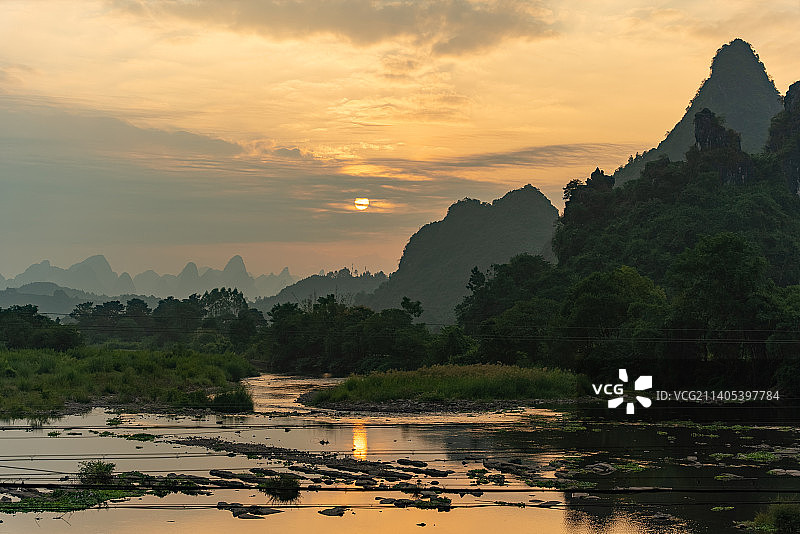 壮美广西桂林荔浦图片素材