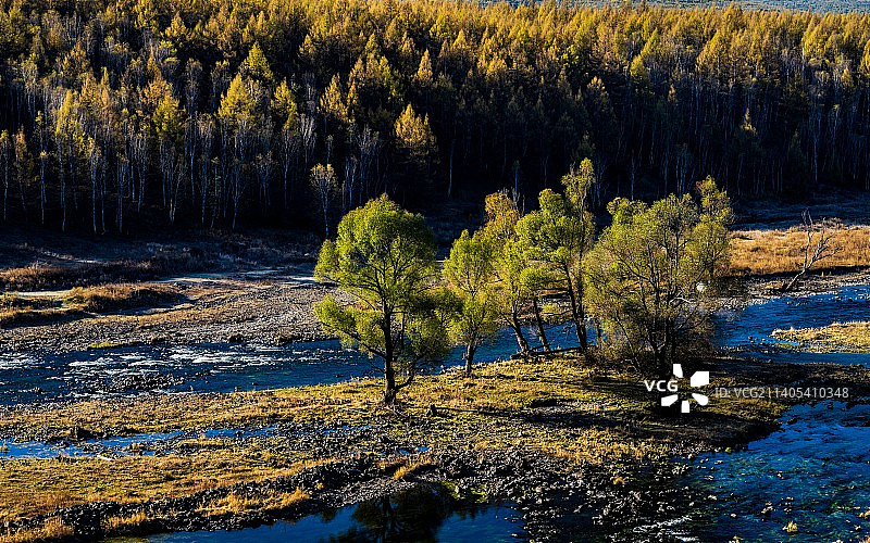 哈拉哈河之源图片素材