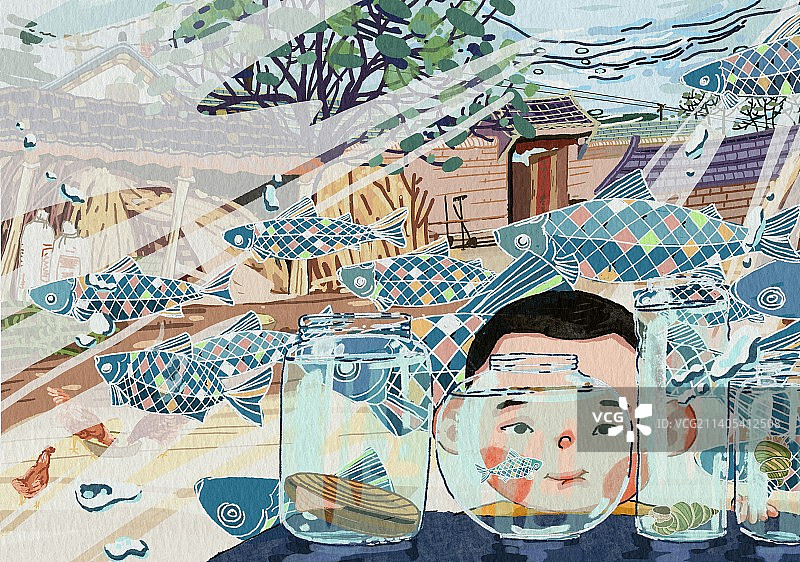小鱼的奇妙幻想图片素材