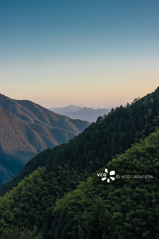浙江松阳丘陵地带自然风光图片素材