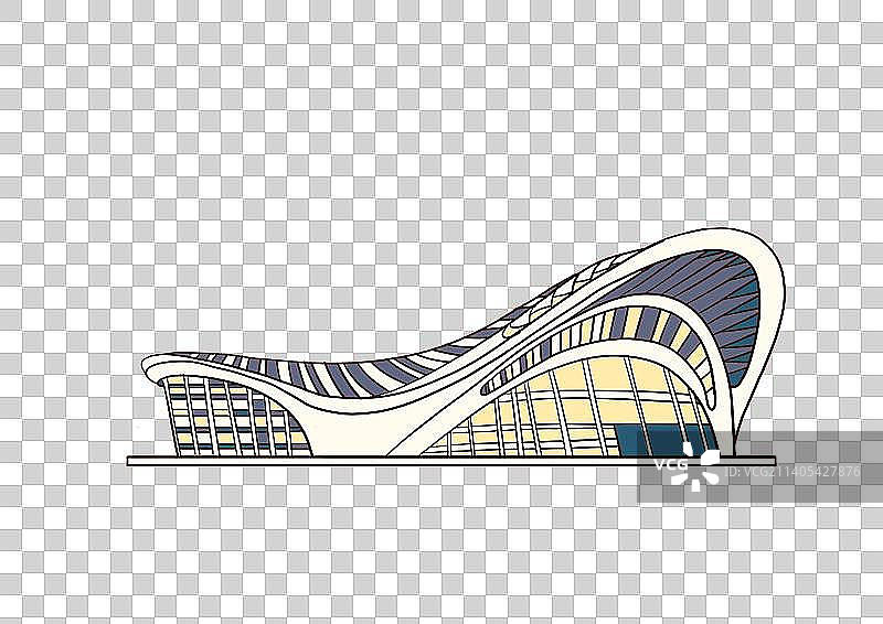 合肥城市地标建筑滨湖国际会展中心图片素材