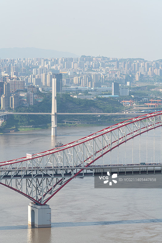 重庆市朝天门大桥立交桥建筑群图片素材