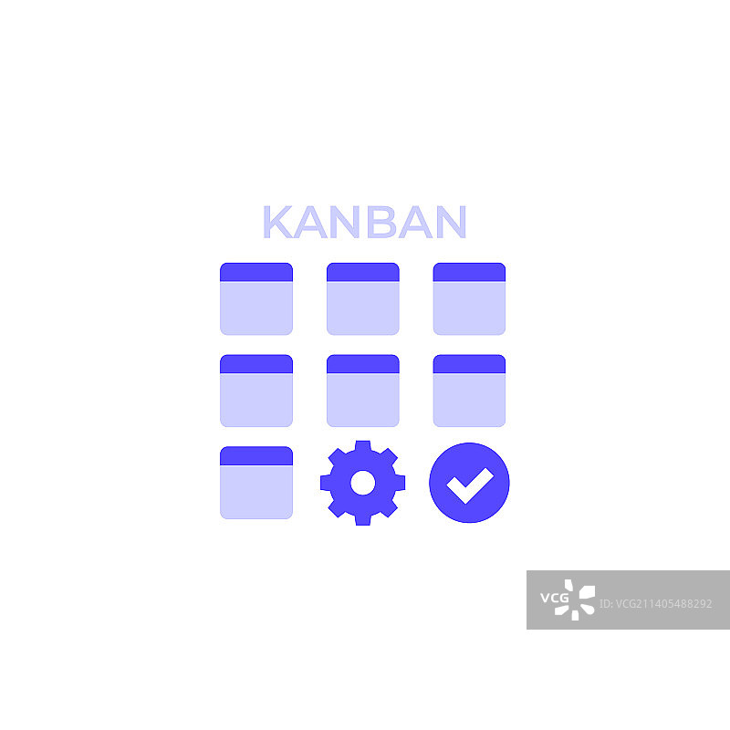看板精益方法图标图片素材