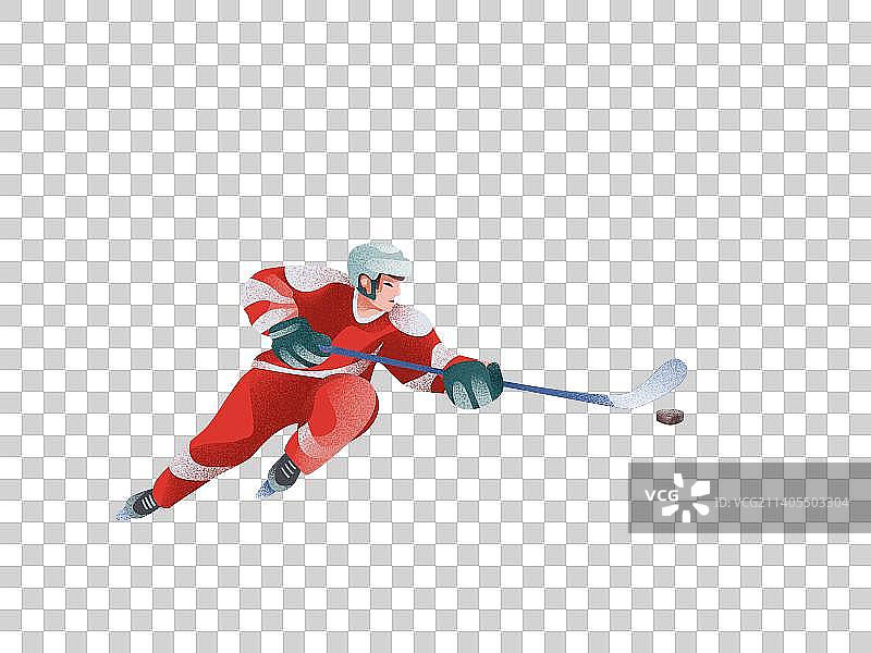 冰球运动员图片素材