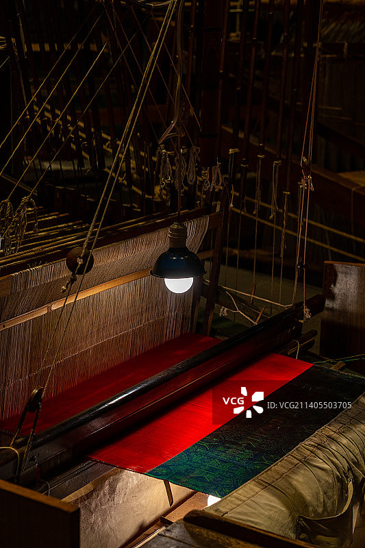 成都蜀锦博物馆蜀绣蜀锦图片素材