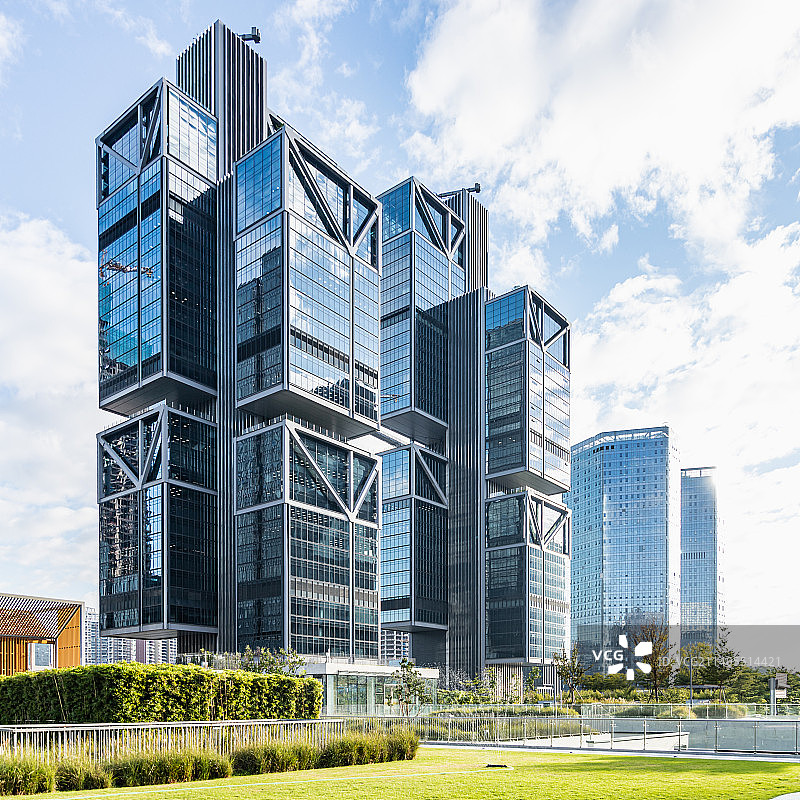 深圳城市风光大疆总部天空之城图片素材