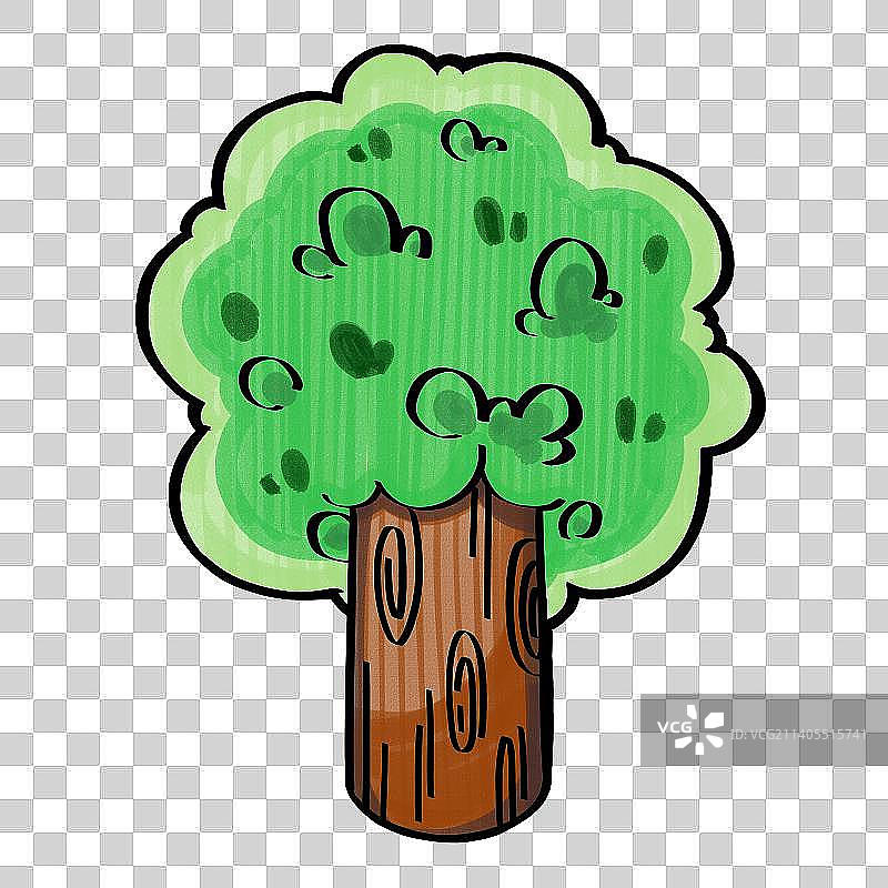 树 行道树 装饰物  风景 植物 植树 地球日图片素材