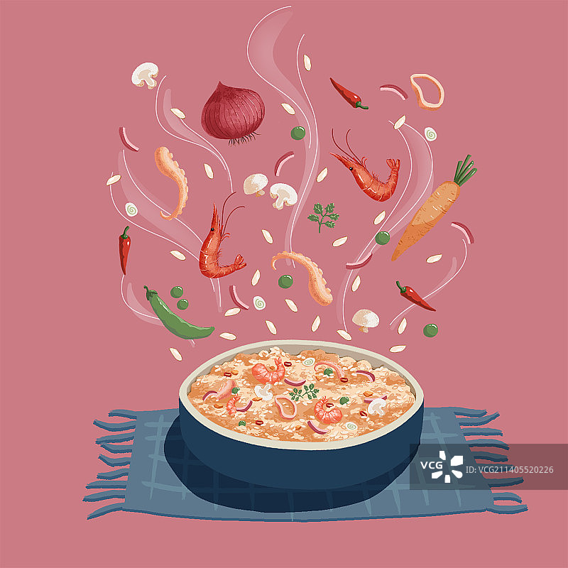 跳跃的美食图片素材