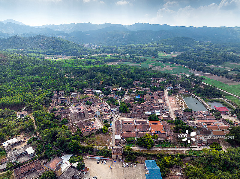 航拍福建漳州漳浦赵家堡图片素材