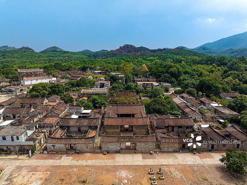 航拍福建漳州漳浦赵家堡图片素材