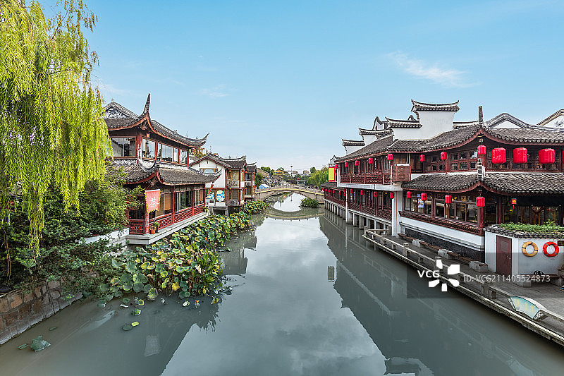 上海七宝老街、古镇风光图片素材