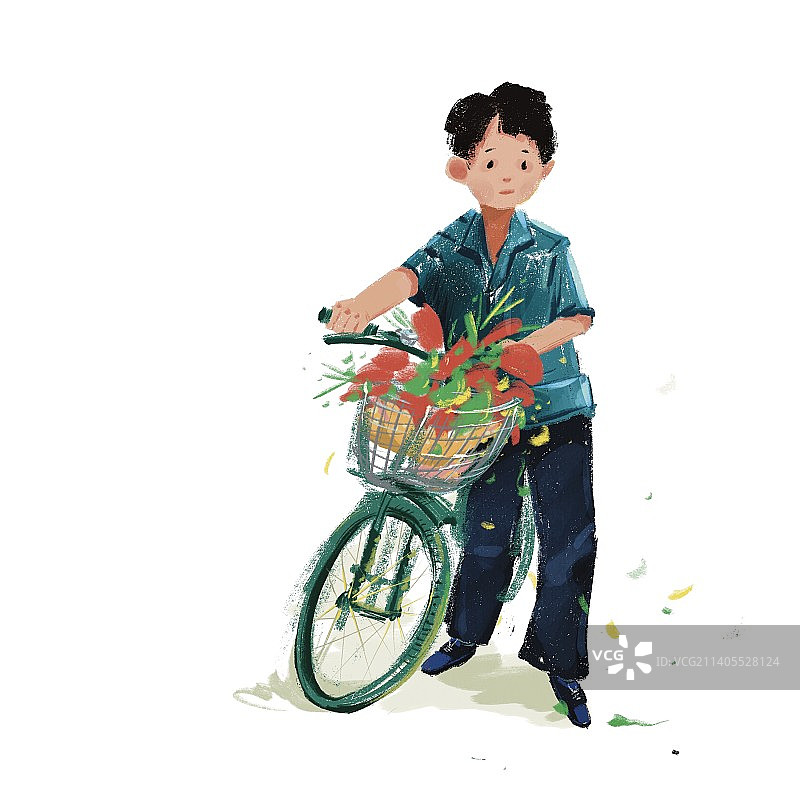 男孩 少年 骑车图片素材