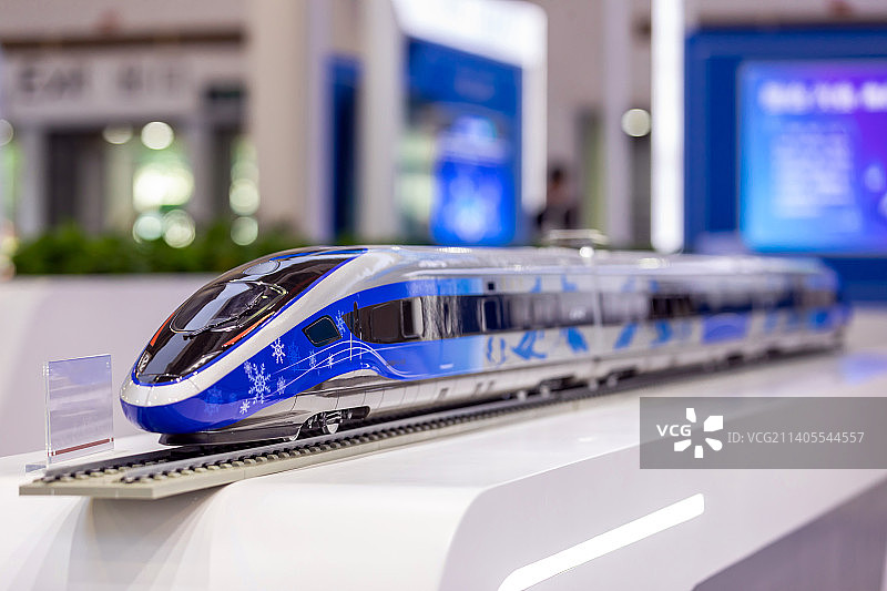 高铁动车地铁模型展示图片素材