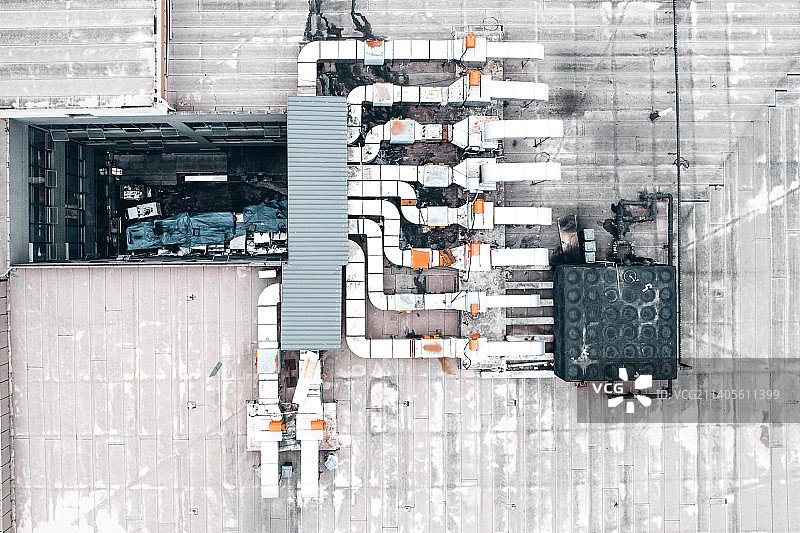 航拍楼顶图片素材