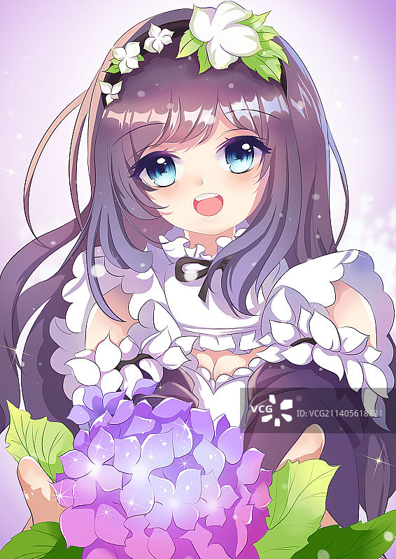 二次元插画图片素材