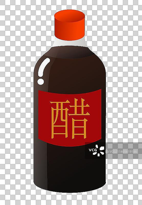 食用米醋插画图片素材