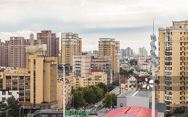 城市一角图片素材