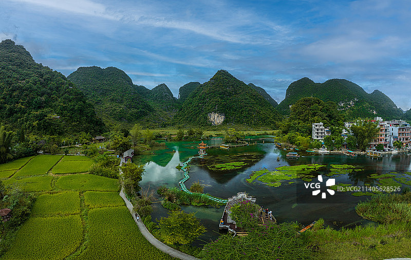 靖西鹅泉风光美图片素材