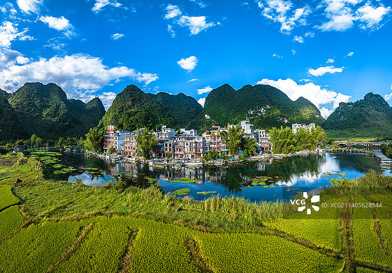 靖西鹅泉风光美图片素材