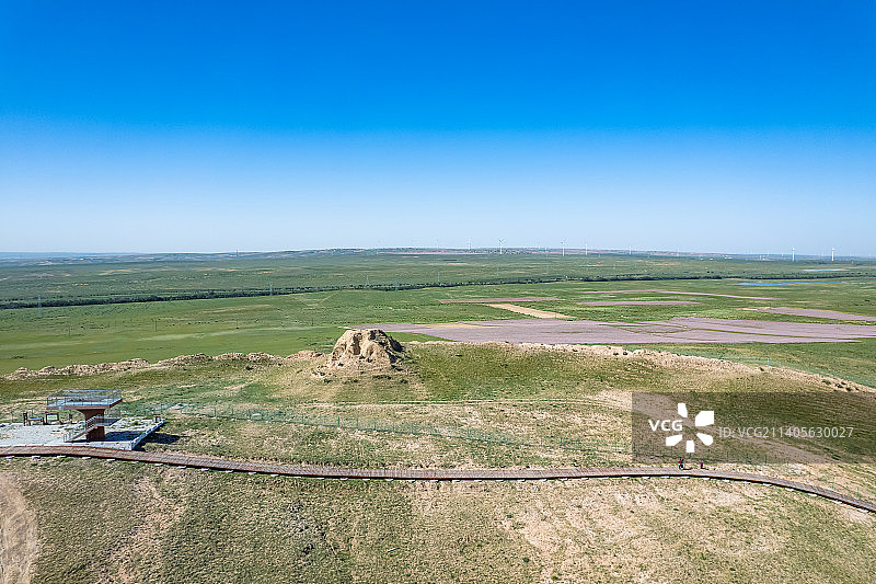 宁夏盐池明长城隋长城遗址公园图片素材