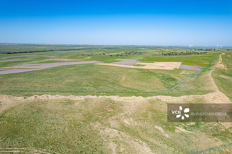 宁夏盐池明长城隋长城遗址公园图片素材