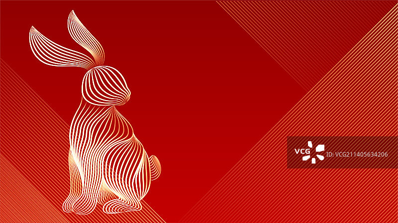 兔年插画图片素材