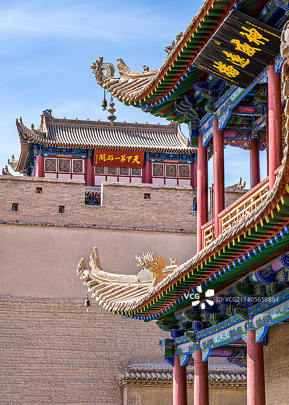 嘉峪关关城景区图片素材