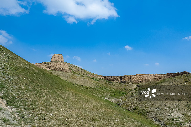宁夏贺兰山三关口明长城遗址图片素材