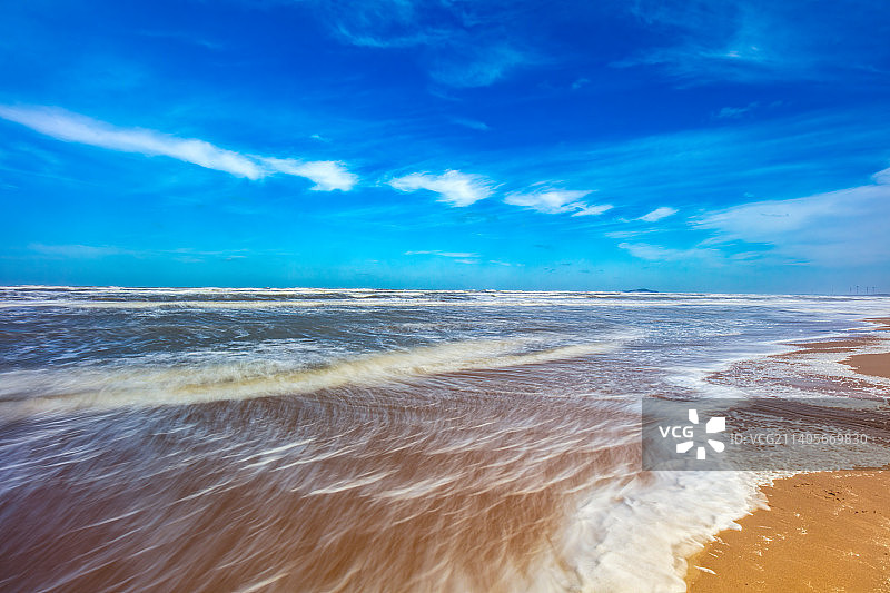 威海那香海大海海岸及浪花图片素材