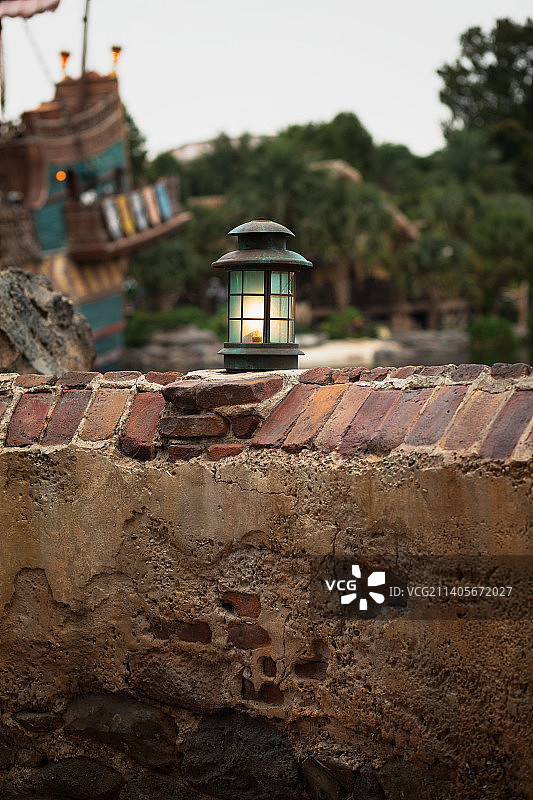 一盏灯图片素材